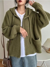 Chunky Knitted Hooded Sweater