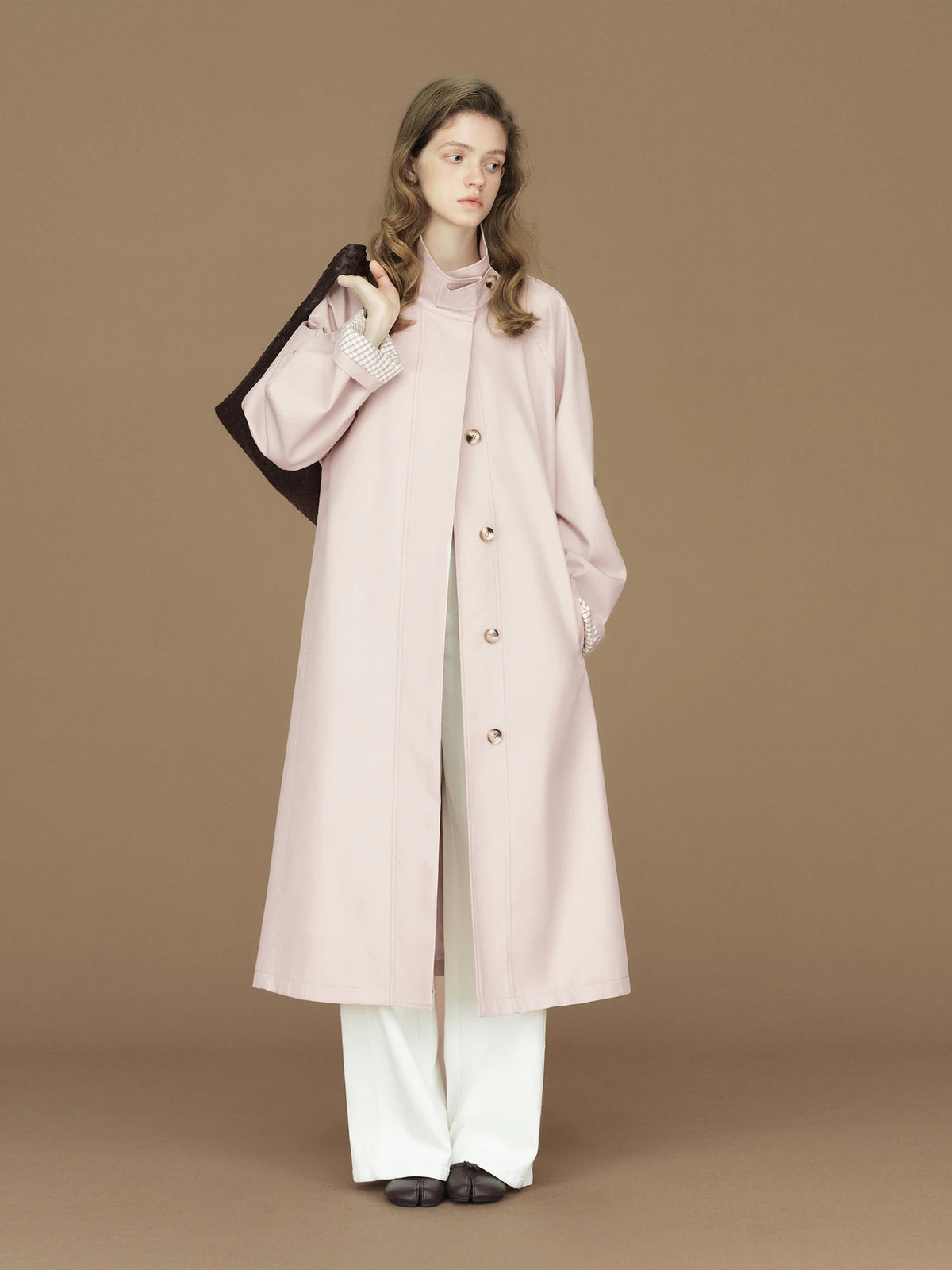 Heritage High Collar Trench Coat
