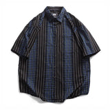 Plaid Striped Loose Shirt