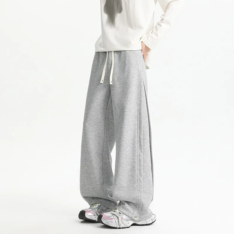 Drawstring Comfortable Wide Leg Pants