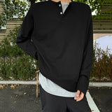 Casual Patchwork Round Collar Long T-Shirt