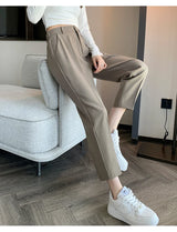 Corporate Girl Straight Leg High Waist Pants