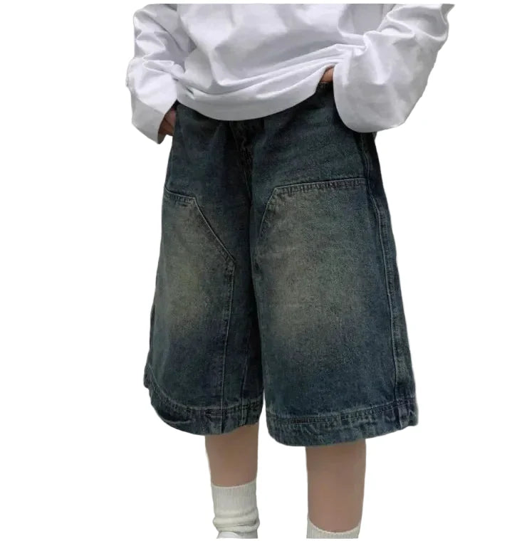 Vintage Baggy Blue Denim Jorts