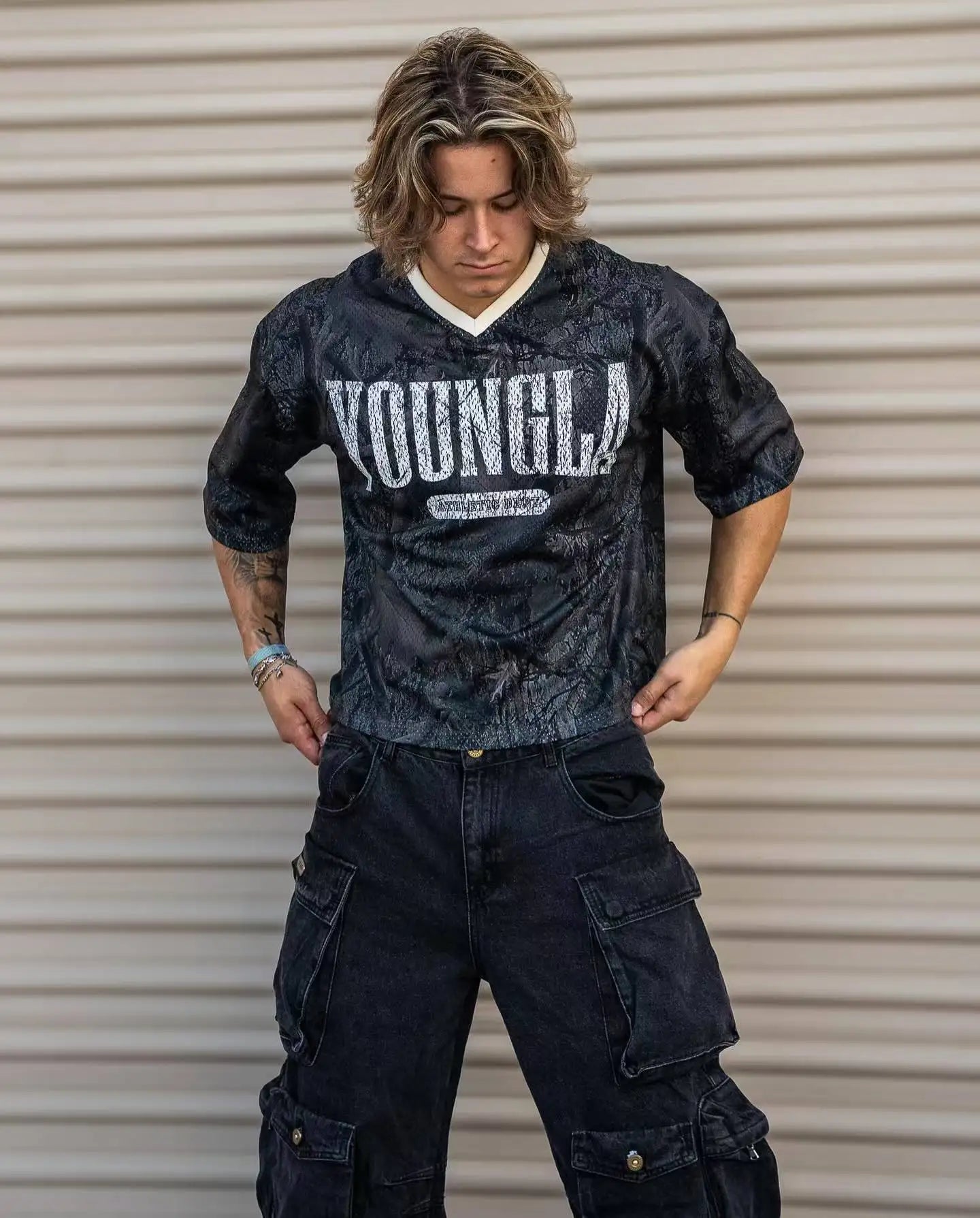 Modern Oversized Mesh T-Shirt