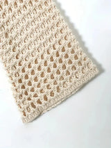 Y2K Crochet Knitted Hollow Out Crop Top
