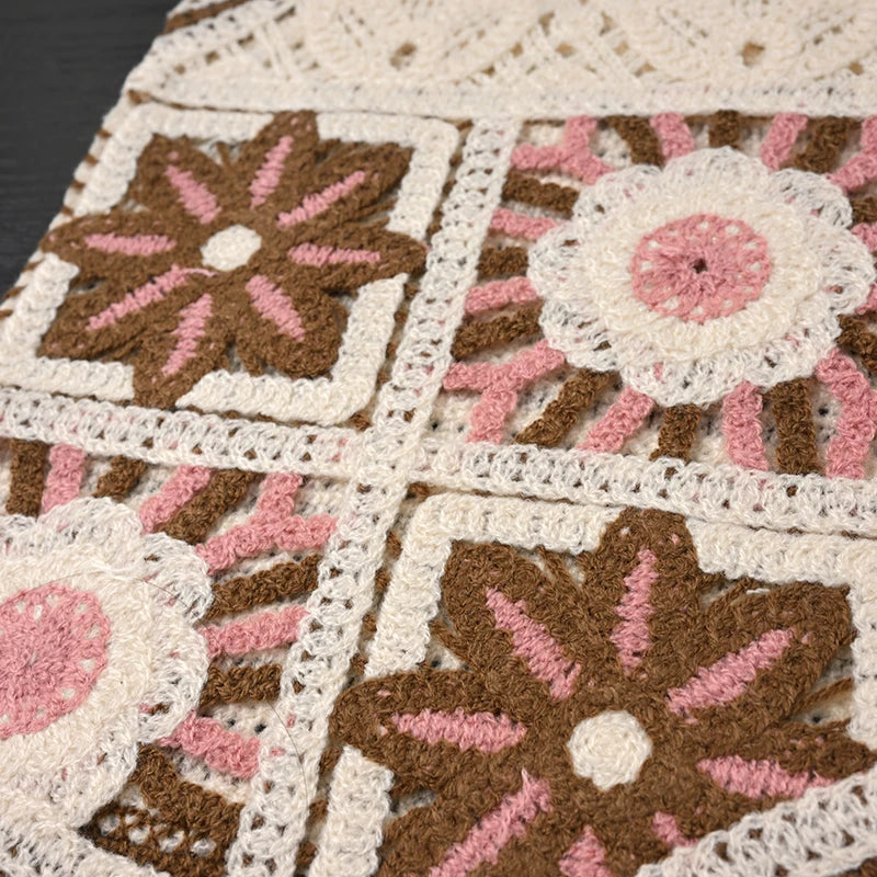 Handmade Crochet Woman Vest Open Front