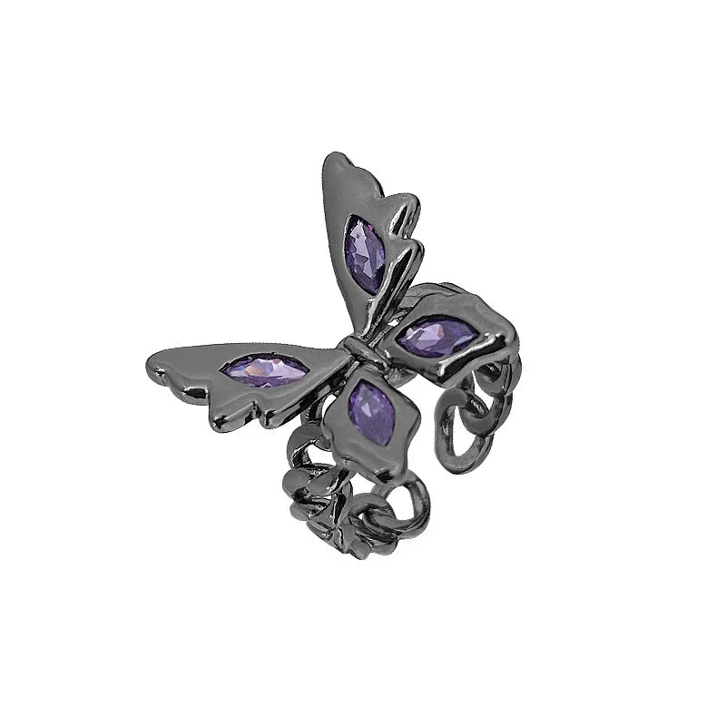 Gothic Butterfly Ring