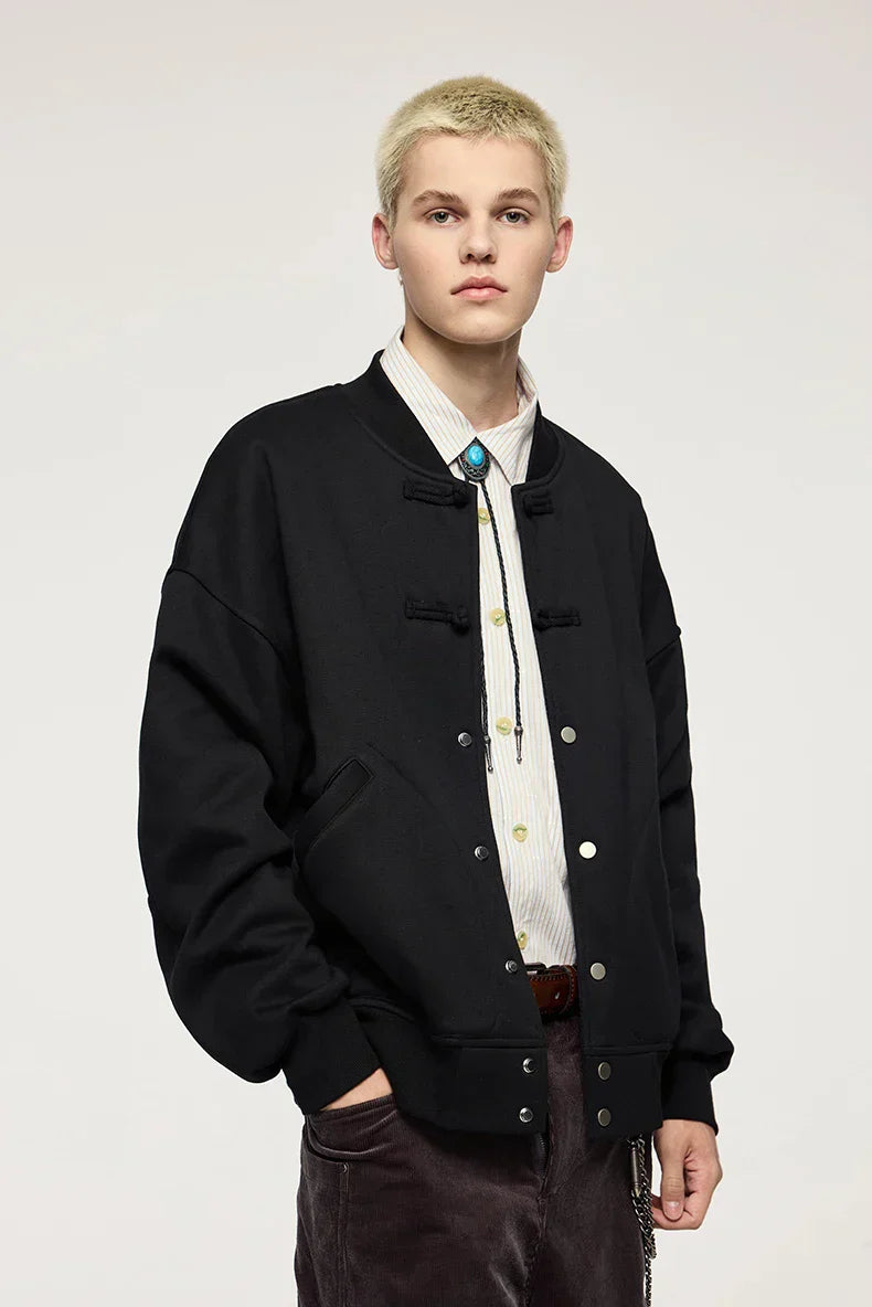 Sudadera polar estilo chino