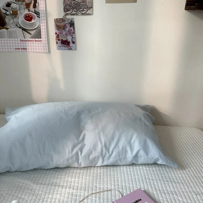 Cotton Colorful Stripe Pillow Case