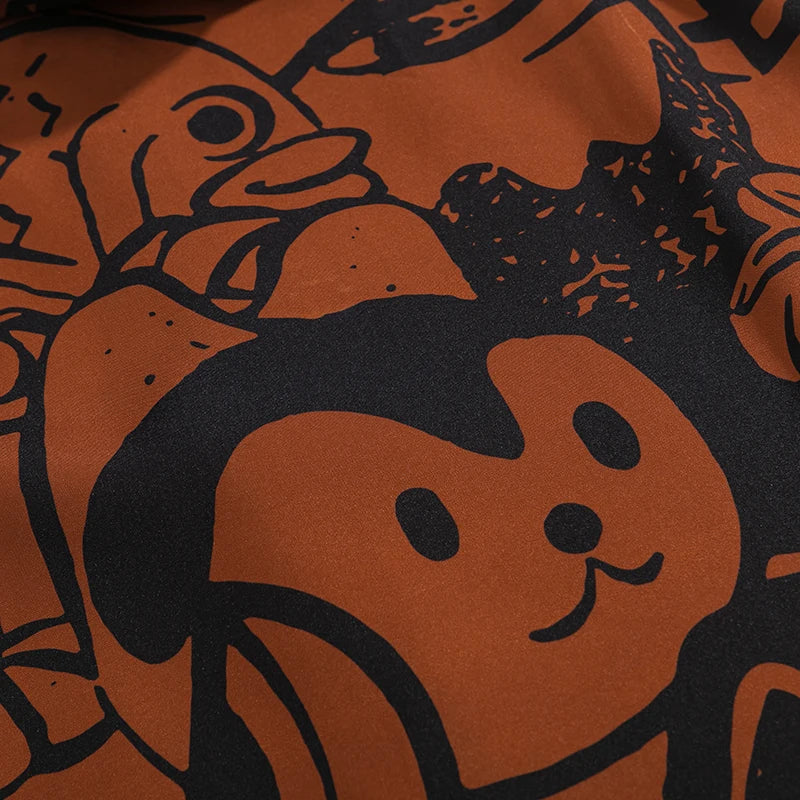 Japanese Graphic Hawaiian Beach Shirt
