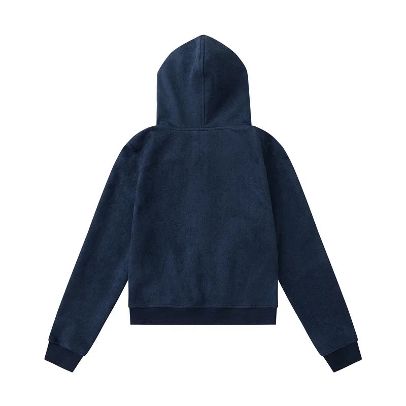 Athletic Girl Hoodie & Skirt Blue Set