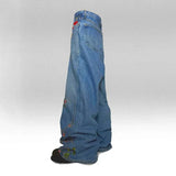 Embroidered Floral Y2K Jeans