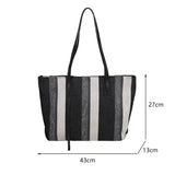 Stripped Women's Shoulder Bag