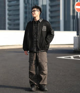 Koreanische Cozy Gesteppte Retro Cargo Jacke