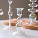 Taper Glass Candlestick Holder