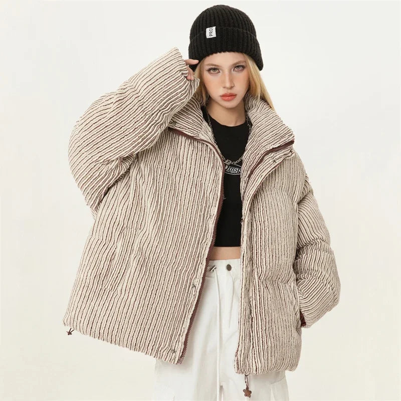 Bamboo Woolen Cotton Padded Puffer Jacket