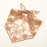 Soft Girl Solid Color Hollow Out Headscarf