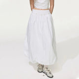 Soft Girl White Two-piece Set