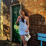 Floral Print Vintage Mini Dress