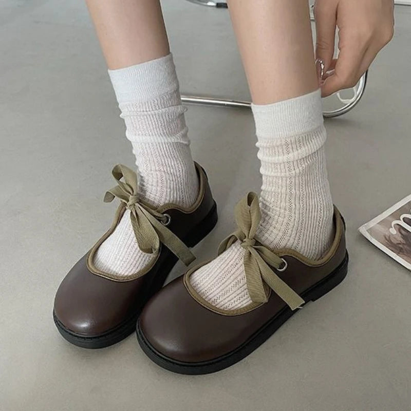Coquette Mary Bow Knot Shoes