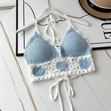Beach Wear Top Handmade Knitted Crochet