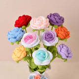 Single Bouquet Hand-Knitted Crochet Flower