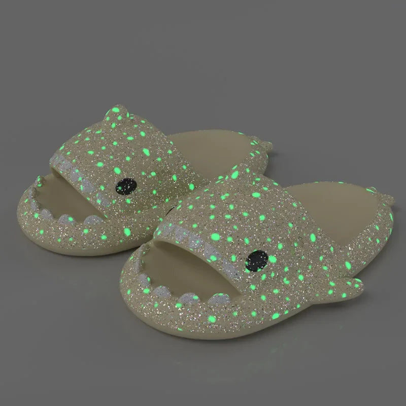 Luminous Sharky Slippers
