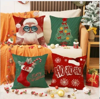 Vintage Christmas Pillow Covers