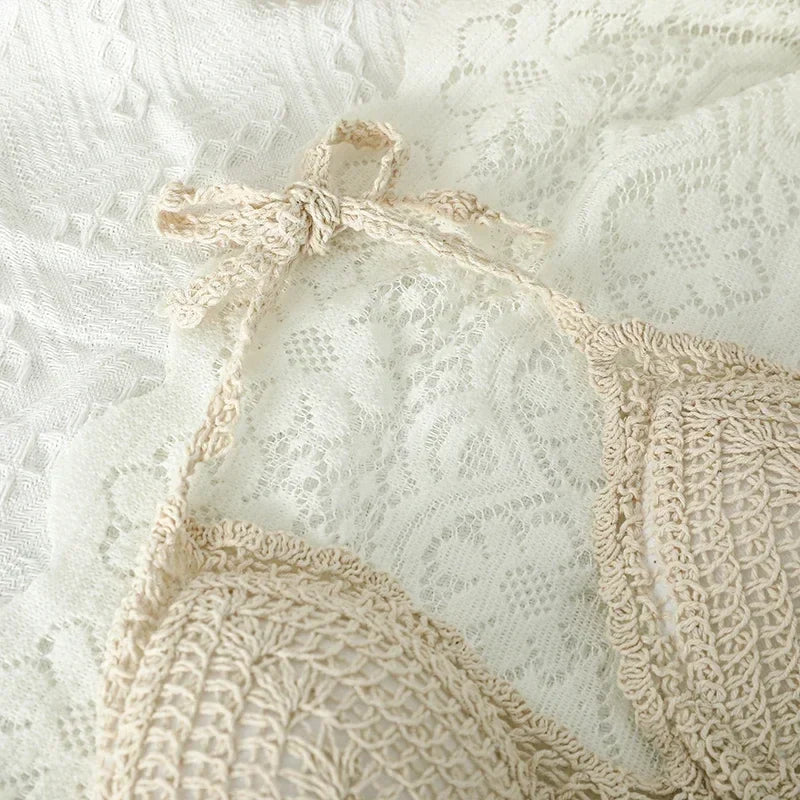 Woman's Sexy Top Crochet Halter Tops