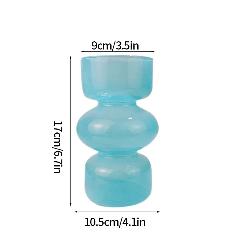 Creative Glass Flower Vintage Vase