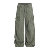 Loose Straight Leg Cargo Pants