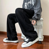 Straight Leg Solid Color Jeans
