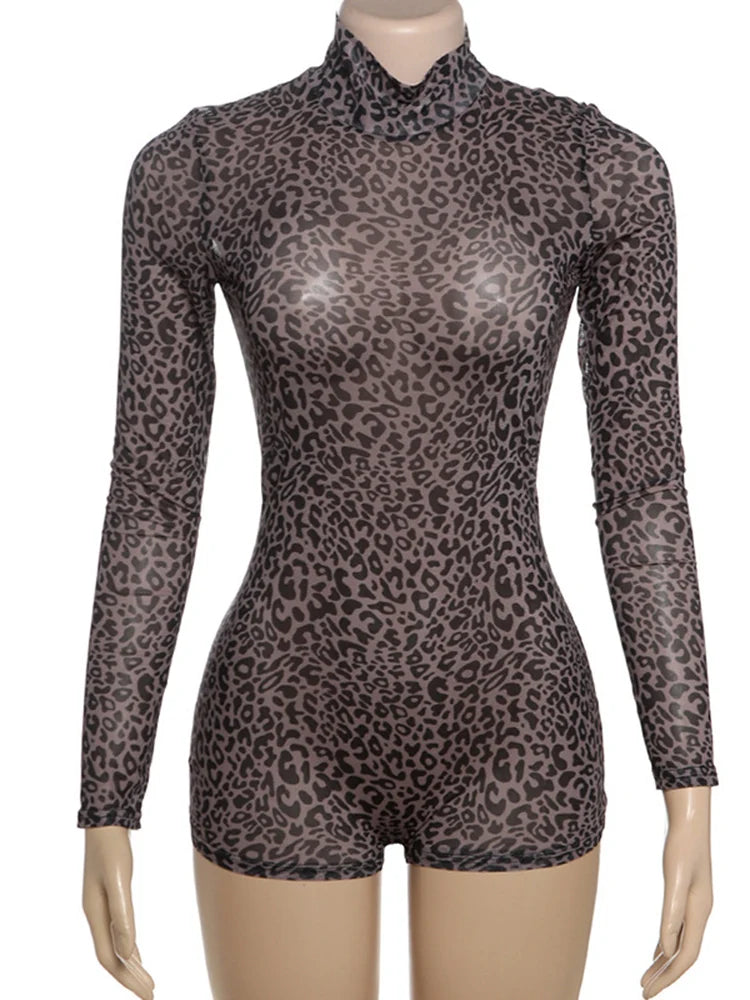 High Street Leopard Jumpsuit