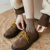 Plaid Retro Thick Socks