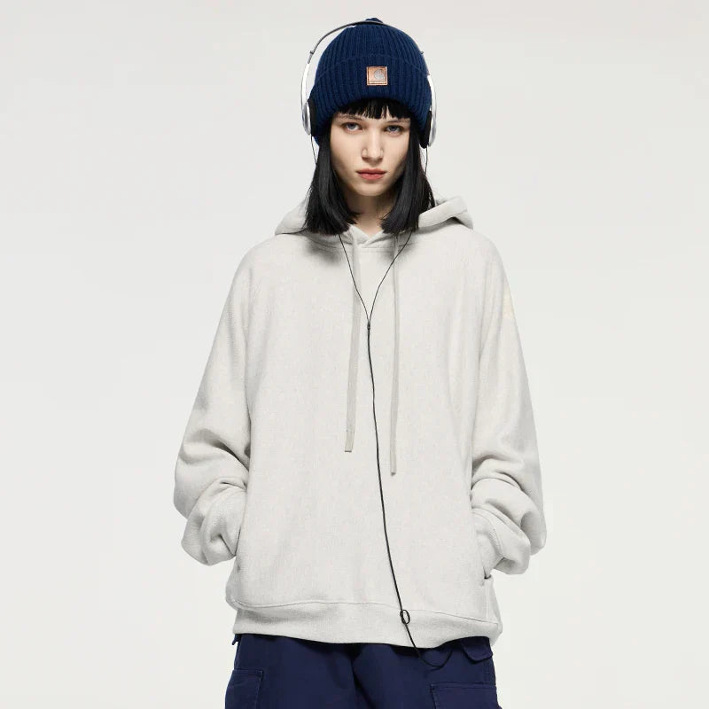 Cozy Solid Color Oversized Hoodie