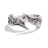 Anillos Retro de Alas de Ángel y Demonio