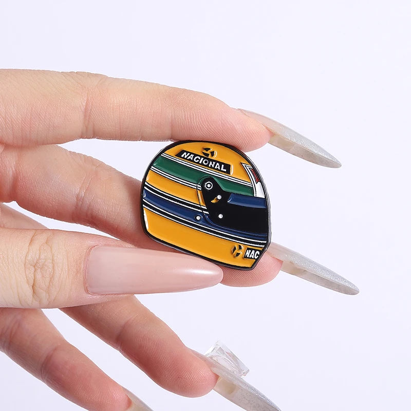 Racing Driver Enamel Pin