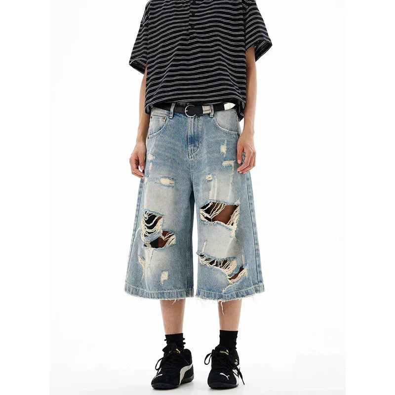 Vintage Blue Denim Jorts