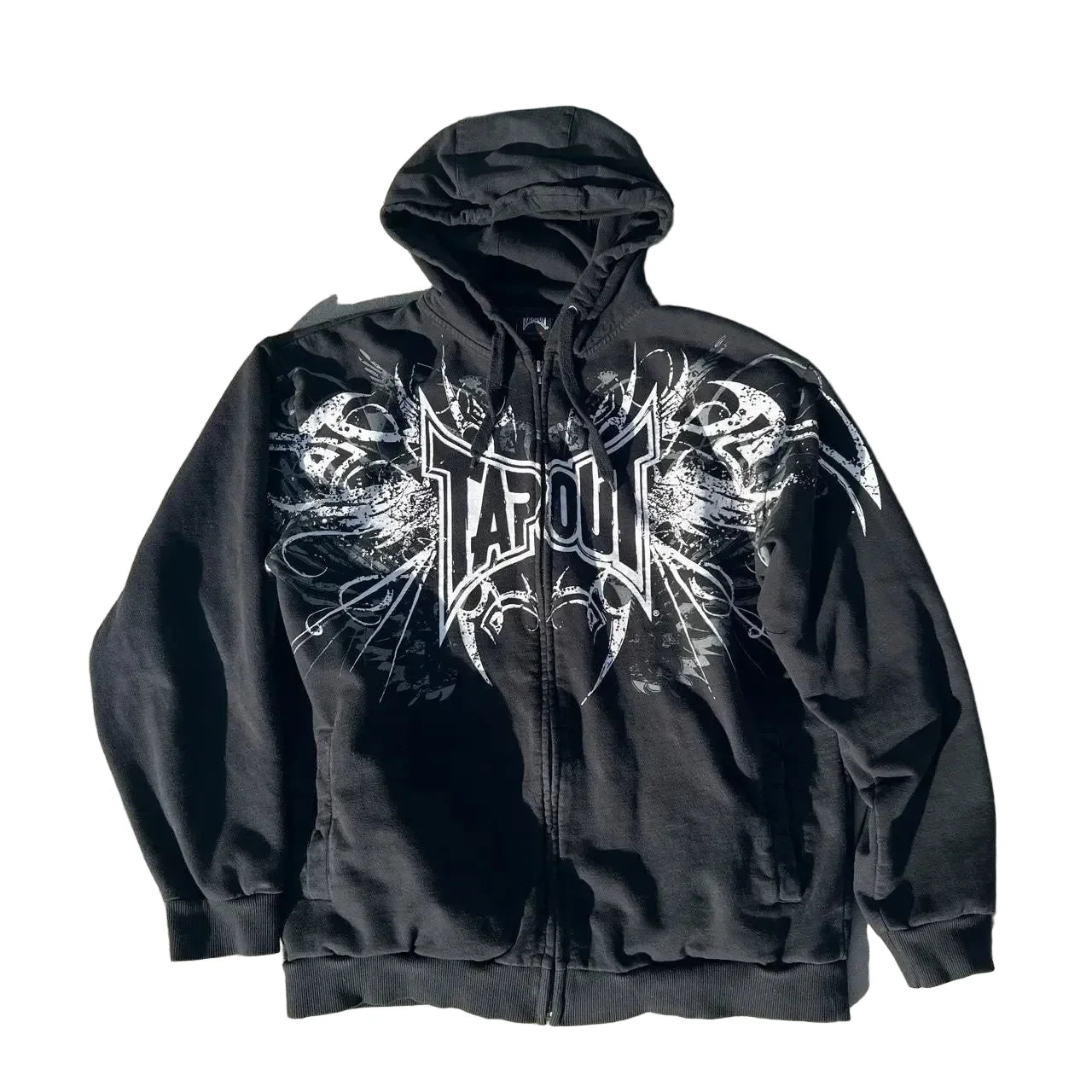 Retro Gothic Zipper Hoodie