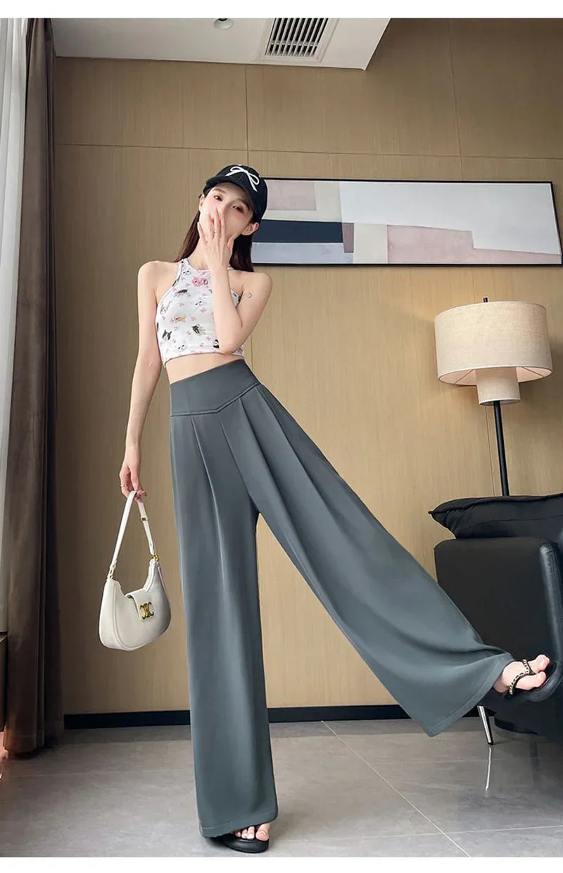 Corporate Girl Wide Leg Pants