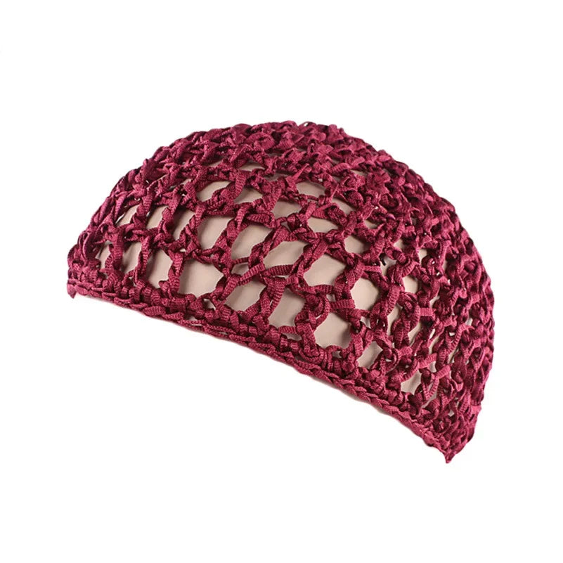 Crochet Turbans Knitted Handmade Hair Net