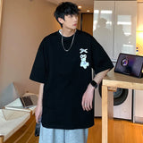 Cartoon Bear Graphic Oversized T-shirt