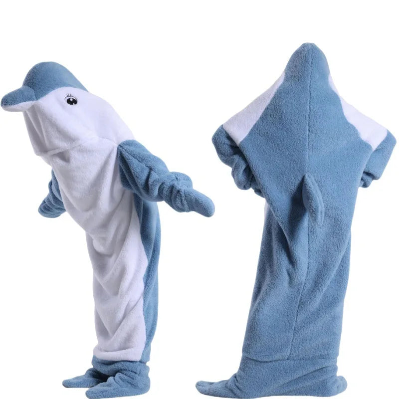 Shark Hoodie Blanket