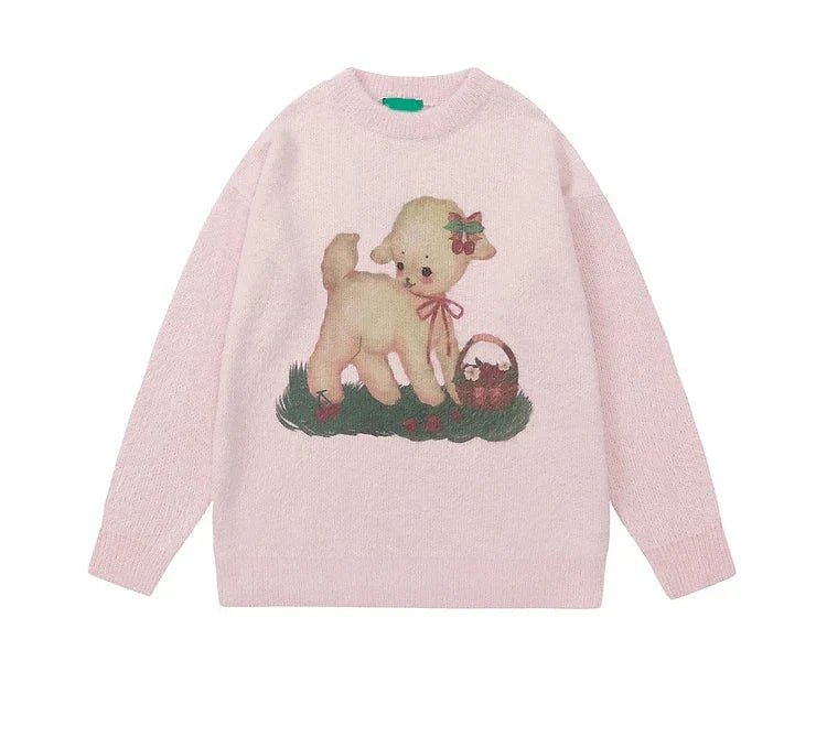 Gemütlicher Mohair-Strickpullover