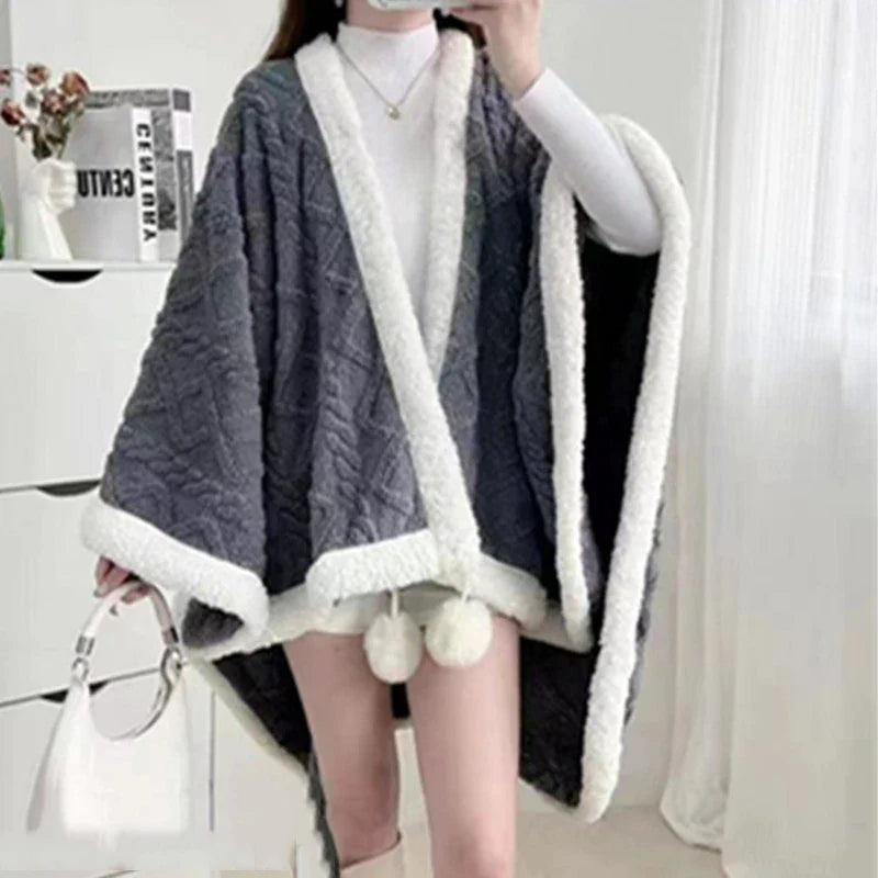 Shawl Household Blanket Hooded