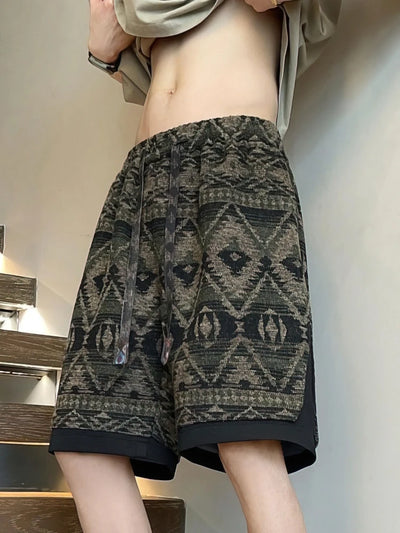 Y2k Vintage Ethnic Shorts