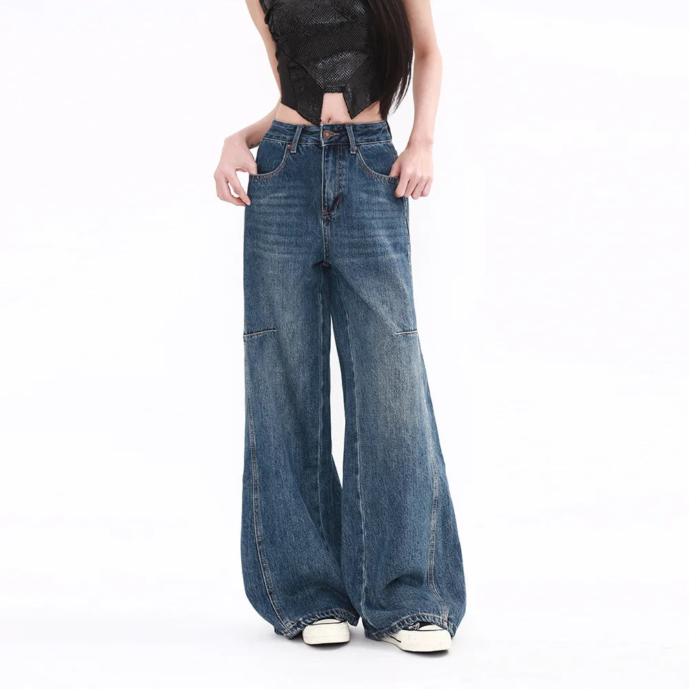 Women's Vintage High Waisted Jeans