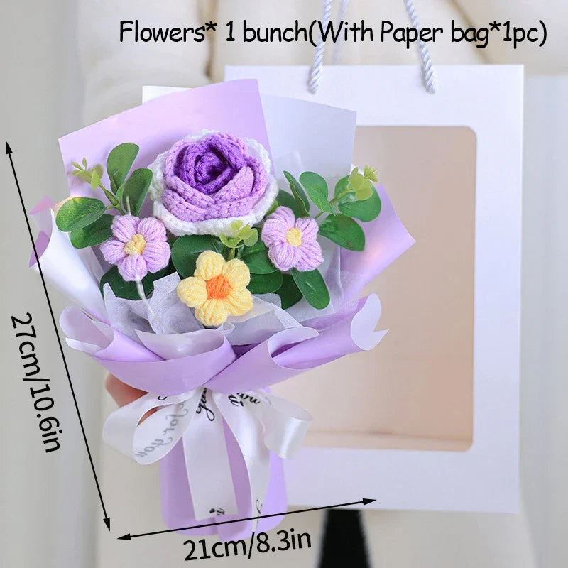 Wedding Bouquet Crochet Flowers