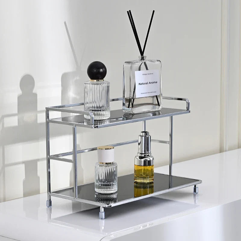 Double-Layer Acrylic Vanity Organizer