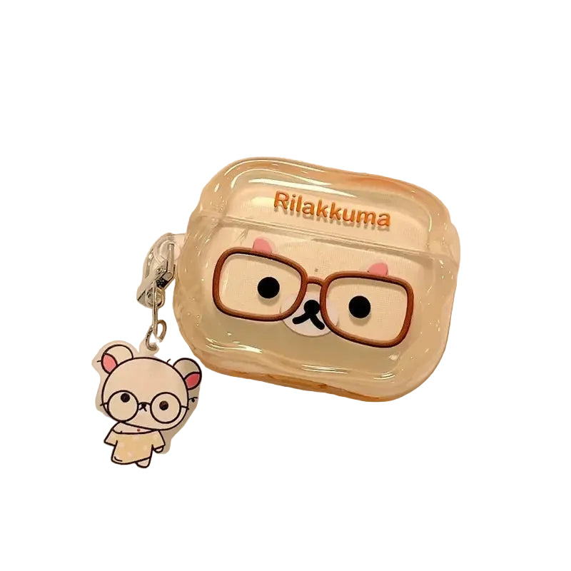 Funny Cartoon Stereo Glasses Airpods Cases
